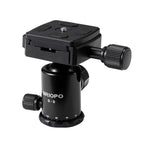 TRIOPO T226 Adjustable Portable Aluminum Alloy Tripod with D-0 Ball Head for SLR Camera, T226