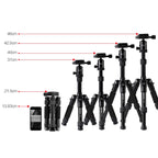 TRIOPO T226 Adjustable Portable Aluminum Alloy Tripod with D-0 Ball Head for SLR Camera, T226
