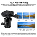 TRIOPO T226 Adjustable Portable Aluminum Alloy Tripod with D-0 Ball Head for SLR Camera, T226