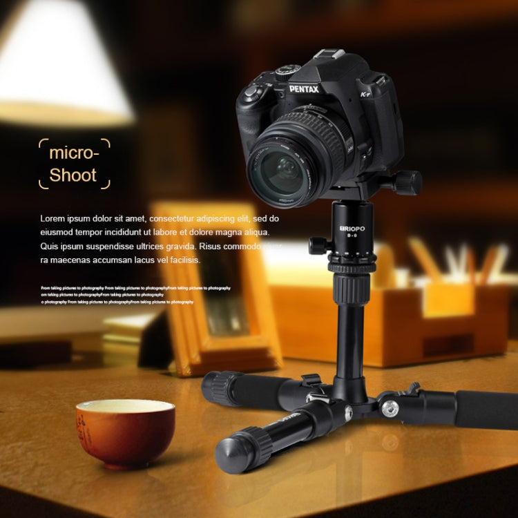 TRIOPO T226 Adjustable Portable Aluminum Alloy Tripod with D-0 Ball Head for SLR Camera, T226