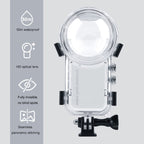 For Insta360 X3 Camera 50m Waterproof Sealed Diving Case, For Insta360 X3 50m Waterproof