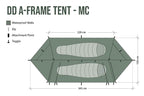 DD Hammocks A-Frame Tent - Multicamo