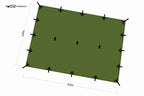 DD SuperLight - Tarp XL - Olive Green