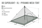 DD SuperLight XL Pyramid Mesh Tent