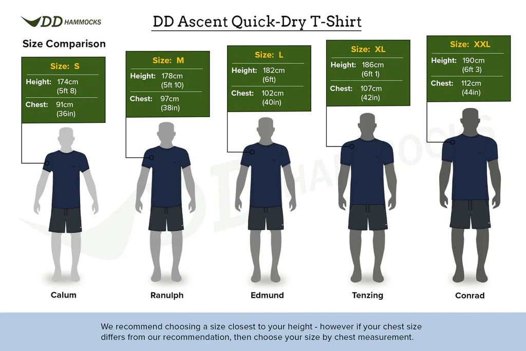 DD Hammocks Ascent Quick-Dry T-shirt - Atlantic Blue