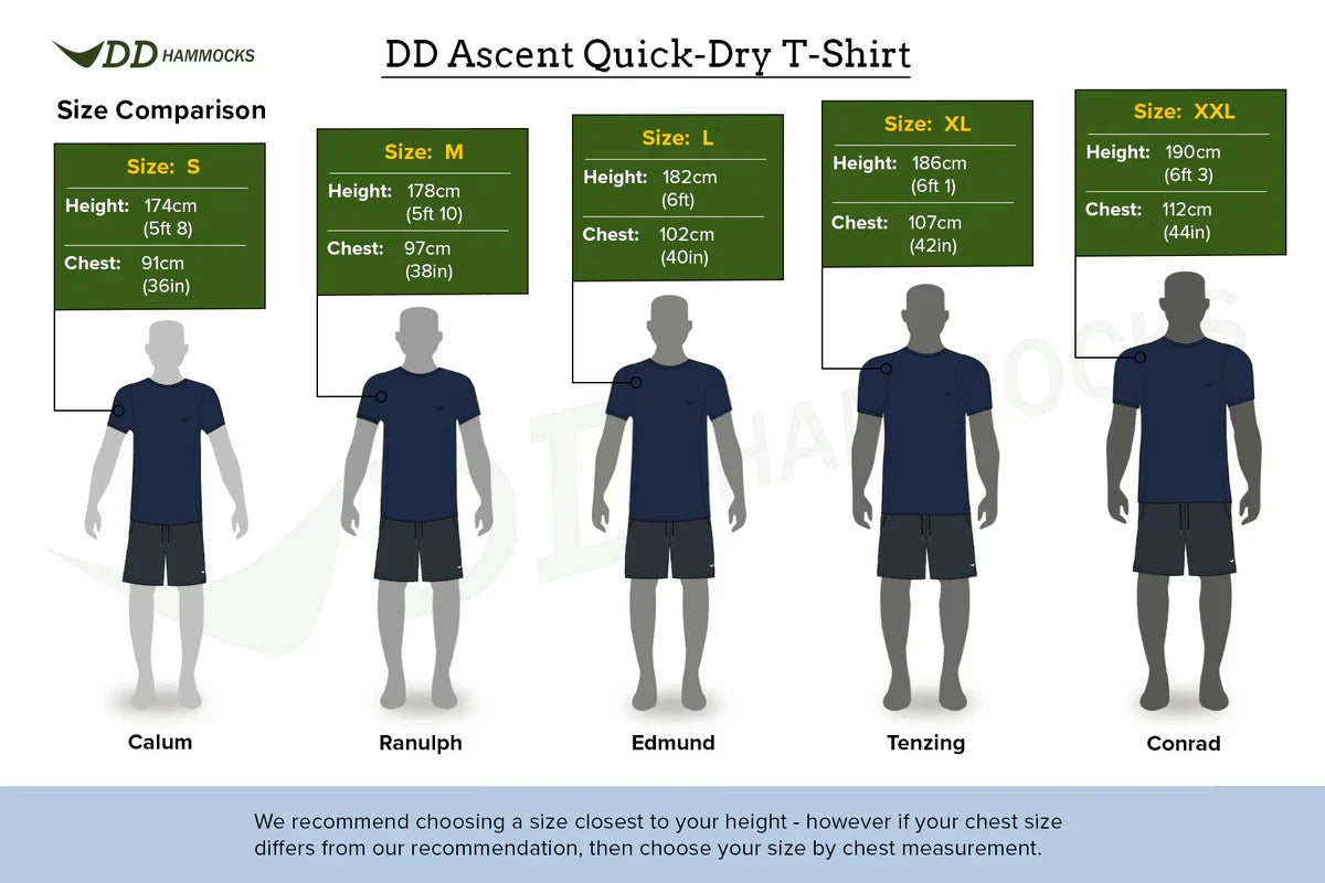 DD Hammocks Ascent Quick-Dry T-shirt - Atlantic Blue