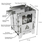 BE Bushbox LF Titanium Outdoor Stove
