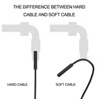 F99 HD Mobile Phone Endoscope, 8mm Waterproof Pipe Endoscope, Wifi Version, Flexible Cord, Length: 1m, Length: 1m