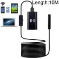 F99 HD Mobile Phone Endoscope, 8mm Waterproof Pipe Endoscope, Wifi Version, Hardwire, Length: 10m, Length: 10m Length: 10m