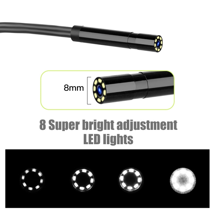P30 5.5mm IP67 Waterproof 4.3 inch HD Portable Endoscope Hard Cable Industrial Endoscope, Cable Length: 10m, 10m, 10m (Blue)