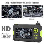 P30 5.5mm IP67 Waterproof 4.3 inch HD Portable Endoscope Hard Cable Industrial Endoscope, Cable Length: 10m, 10m, 10m (Blue)