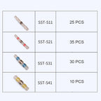 100 PCS / Box Professional Water Resistant Solder Ring Heat-shrinkable Tube, 100 PCS / Set
