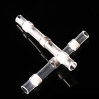 100 PCS AWG26-24 0.25-0.34mm Seal Heat Shrink Butt Wire Connectors White Terminals Solder Sleeve, 0.25-0.34mm White