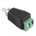 DC Power to RCA Male Adapter Connector, DC to RCA Male – Durable Build, Easy to Use DC to RCA Male