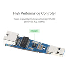 Waveshare USB 3.2 Gen1 to Gigabit Ethernet Converter Module, Driver-Free – Durable Build, Easy to Use