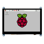 Waveshare 5 inch Slimmed-down Version 800 x 480 Toughened Glass Panel Capacitive Touch Screen LCD (H), 5 inch 5 inch