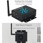 Waveshare Mini IO Board Full Ver Mini-Computer Base Box with Metal Case & Cooling Fan for Raspberry Pi CM4, Mini IO Board Full Ver – Card Slot, TPU, 4K