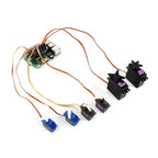 Waveshare 16-Channel 12-bit I2C Servo Driver HAT for Raspberry Pi, 15275 – Bluetooth, TPU