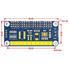 Waveshare 16-Channel 12-bit I2C Servo Driver HAT for Raspberry Pi, 15275 – Bluetooth, TPU