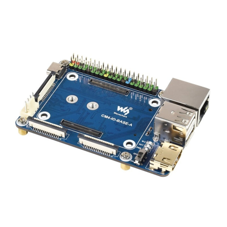 Waveshare Mini Base Board A for Raspberry Pi Compute Module 4, Base Board A For Raspberry Pi CM4 – Card Slot, TPU, 4K Base Board A For Raspberry Pi CM4