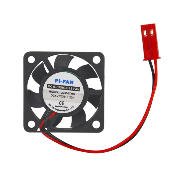 DC 5V 0.2A Mini Computer Case Cooler Cooling Fan with Screws Parts for Raspberry Pi 3B / 2B / B+, Size: 30x30x8mm – Durable Build, Easy to Use