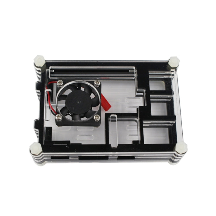9 Layers Acrylic Box Shell Case with Cooling Fan for Raspberry pi 3 – Durable Build, Easy to Use