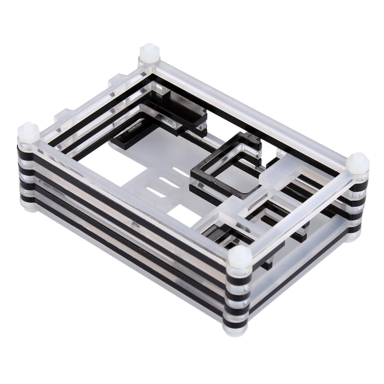 9 Layers Acrylic Box Shell Case with Cooling Fan Hole for Raspberry pi 3 Default Title