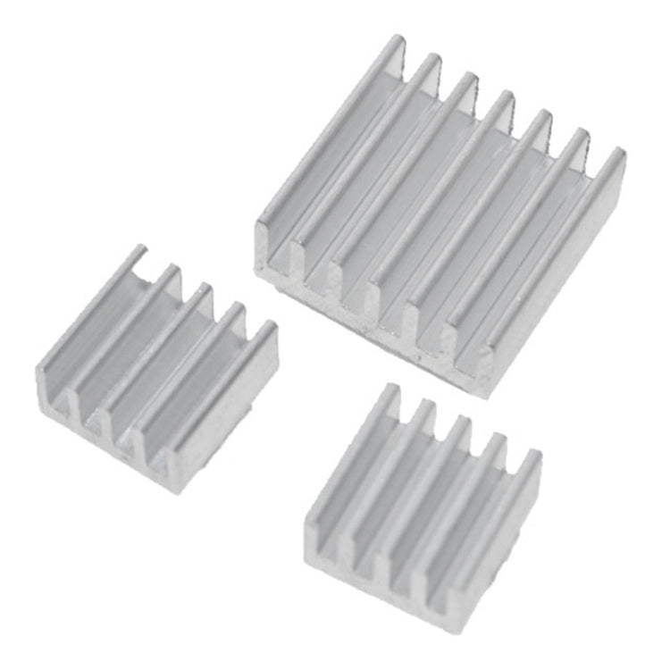 3 in 1 Cooling Heatsink Aluminium Heat Sink Pad Shims for Raspberry Pi 3 / 2 – Durable Build, Easy to Use, For Raspberry Pi 3 / 2 For Raspberry Pi 3 2
