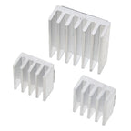 3 in 1 Cooling Heatsink Aluminium Heat Sink Pad Shims for Raspberry Pi 3 / 2 – Durable Build, Easy to Use, For Raspberry Pi 3 / 2