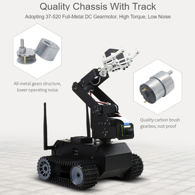 Waveshare JETANK AI Tracked Mobile Robot Kit, Based on Jetson Nano, EU Plug, Waveshare JETANK AI – Aluminum Alloy