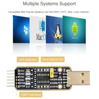 Waveshare Type-C / USB-C to UART High Band Rate Transmission Module Connectors, USB-C – TPU
