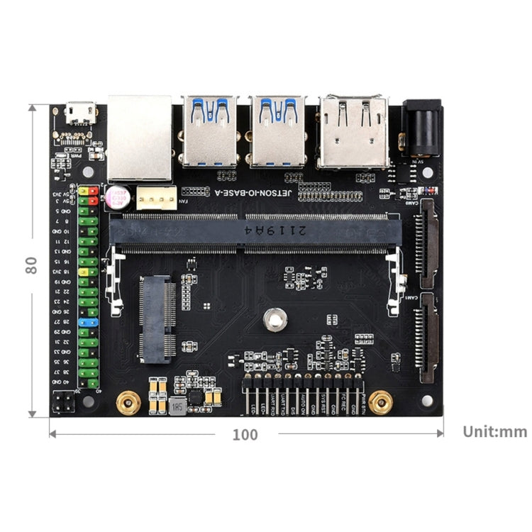 Waveshare Jetson Nano Development / Expansion Module Board Base A – Card Slot, 4K