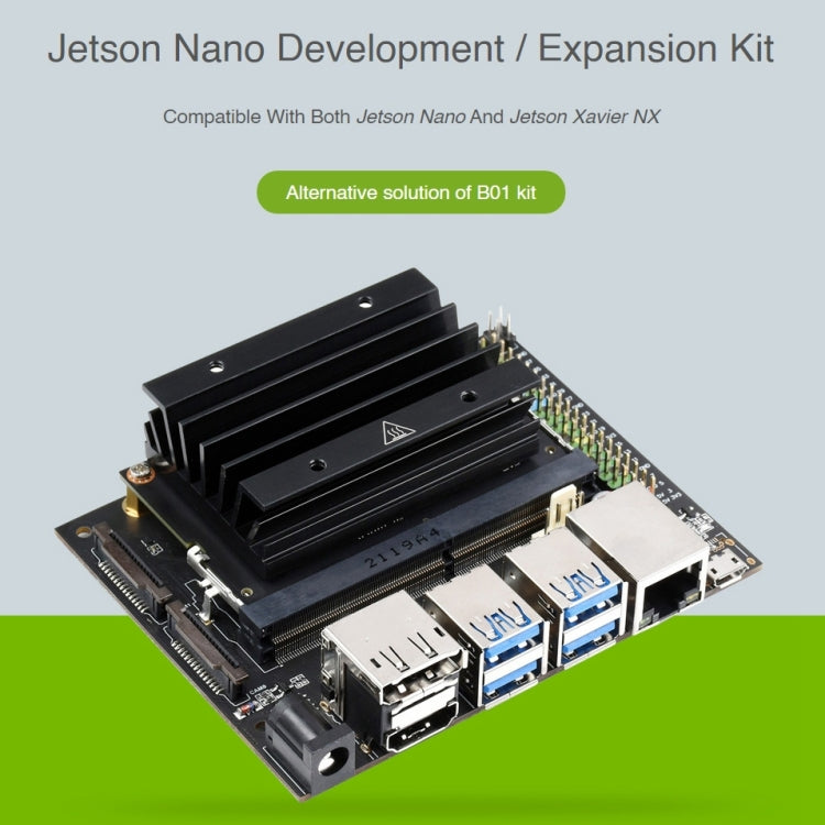 Waveshare Jetson Nano Development / Expansion Module Board Base A – Card Slot, 4K