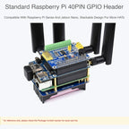 Waveshare SIM8202G-M2 5G HAT B Multi Band Snapdragon X55 Module Board for Raspberry Pi, SIM8202G-M2 5G HAT B