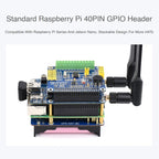 Waveshare SIM7600G-H M.2 4G HAT LTE CAT4 High Speed GNSS Global Band Module for Raspberry Pi, SIM7600G-H M.2 4G HAT