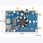 Waveshare RM500U-CN 5G HAT Quad Antennas LTE-A Multi Band Module Board for Raspberry Pi, RM500U-CN 5G HAT