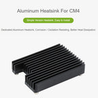WAVESHARE Aluminum Heatsink for Raspberry Pi CM4, with Antenna Notch – Durable Build, Easy to Use