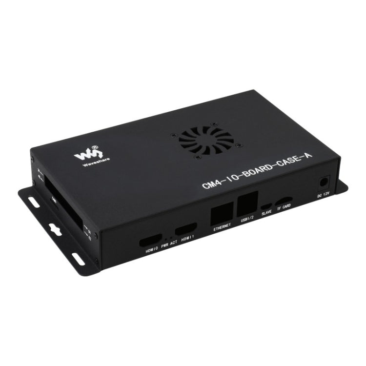 Waveshare Metal Box A for Raspberry Pi CM4 IO Board, with Cooling Fan – Durable Build, Easy to Use Default Title