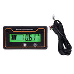 2m 200A 12V 48V Digital Display DC Current Voltmeter Lead-Acid Lithium Battery Charge Meter, 2m 200A 2m 200A