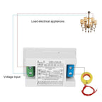 D85-2042A 110V 220V 380V 100A Digital AC Voltmeter Ammeter Current Amps Volt Meter LCD Panel Monitor