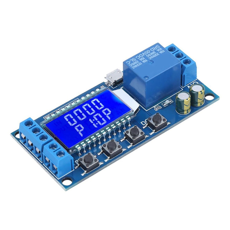 XY-LJ02 6-30V Micro USB Digital LCD Display Time Delay Relay Module Control Timer Switch – TPU Default Title