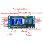 XY-LJ02 6-30V Micro USB Digital LCD Display Time Delay Relay Module Control Timer Switch – TPU