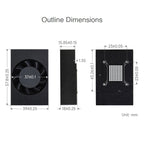 Waveshare Dedicated Cooling fan for Jetson TX2 NX – Aluminum Alloy, For Jetson TX2 NX