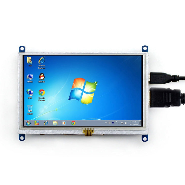 WAVESHARE 5 Inch HDMI LCD (B) 800x480 Touch Screen for Raspberry Pi Supports Various Systems, 5 Inch HDMI LCD (B) – Touch Control 5 Inch HDMI LCD (B)