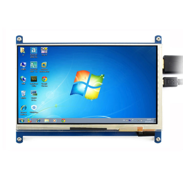 WAVESHARE 7 Inch HDMI LCD (C) 1024×600 Touch Screen for Raspberry Pi Supports Various Systems, 7 Inch HDMI LCD (C) – Touch Control 7 Inch HDMI LCD (C)