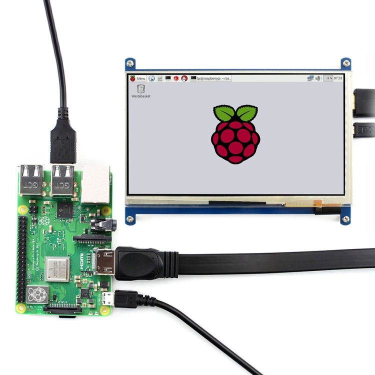 WAVESHARE 7 Inch HDMI LCD (C) 1024×600 Touch Screen for Raspberry Pi Supports Various Systems, 7 Inch HDMI LCD (C) – Touch Control