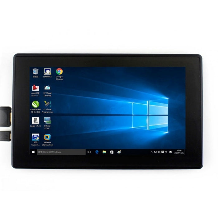 WAVESHARE 7inch HDMI LCD (H) IPS 1024x600 Capacitive Touch Screen with Toughened Glass Cover, Supports Multi mini-PCs Multi Systems, 7inch HDMI LCD (H) IPS 7inch HDMI LCD (H) IPS