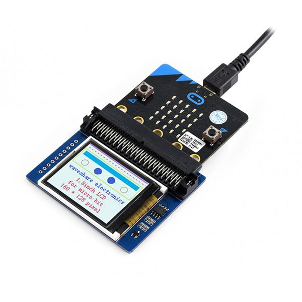 WAVESHARE 1.8inch 160x128 Colorful Display Module for Mmicro:Bit,65K Colors, 1.8 inch for Microbit – Durable Build, Easy to Use