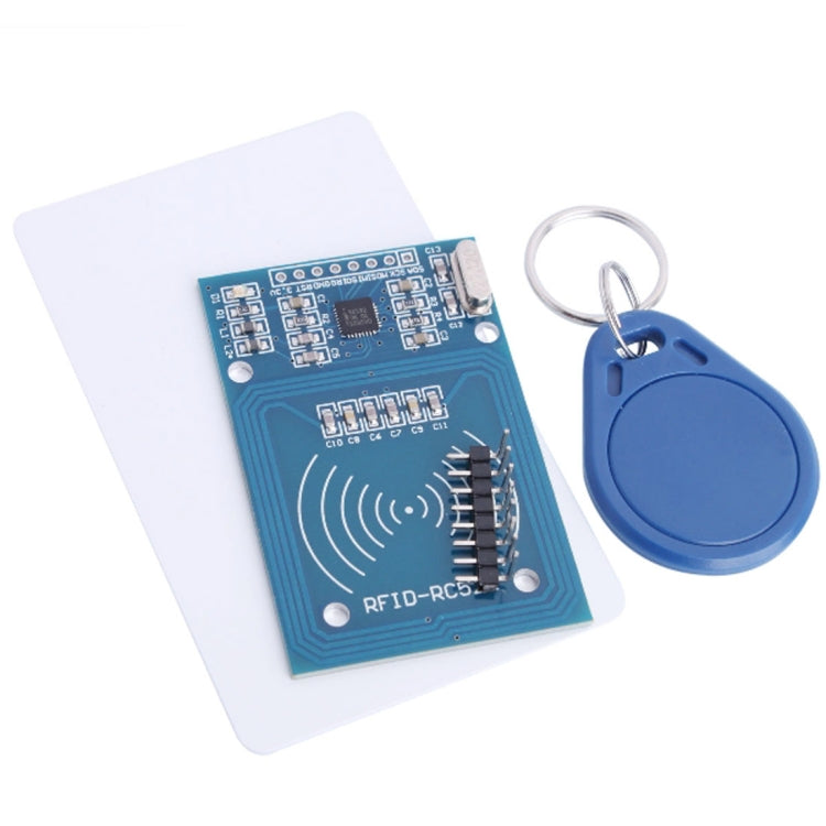 RFID-RC522 DIY Safety Key Fob Sensor RF IC Card Module Board – Durable Build, Easy to Use Default Title