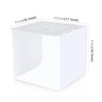 DIYLooks 40cm Folding Portable 97 CRI Photo Lighting Studio Shooting Tent Box Kit with 4 Colors Black, Orange, White, Green Backdrops – TPU